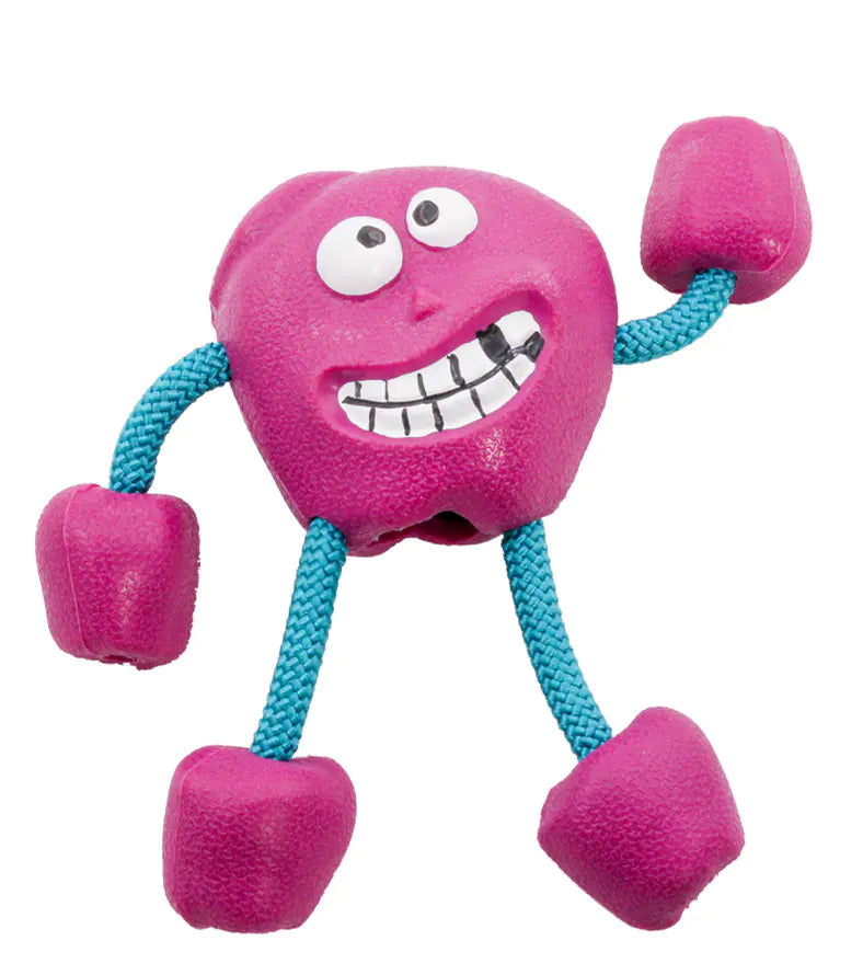 Milk-Flavored Rubber Sounding Dog Toy – Durable Chew & Dental Play Toy for Dogs (Assorted Colors)
