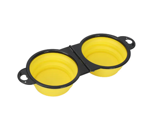 Portable Foldable Pet Bowl – Lightweight Travel Silicone Bowl for Dogs and Cats