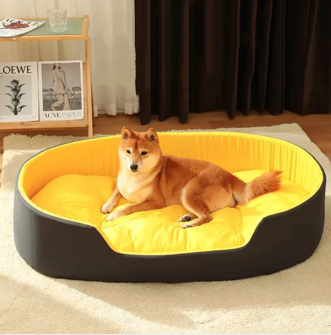 Pet Nest Dog Bed & Cat Mat – Soft, Cozy, and All-Season Comfort for Dogs and Cats