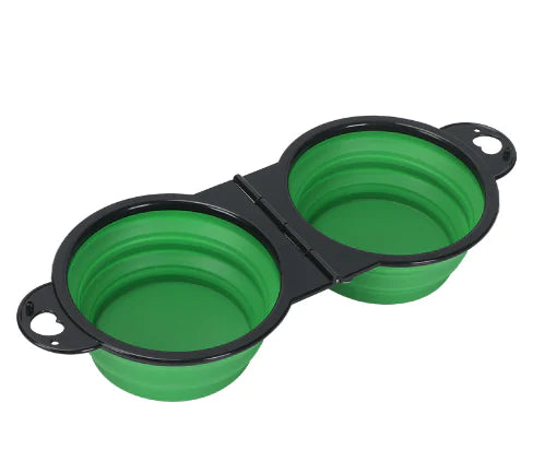 Portable Foldable Pet Bowl – Lightweight Travel Silicone Bowl for Dogs and Cats