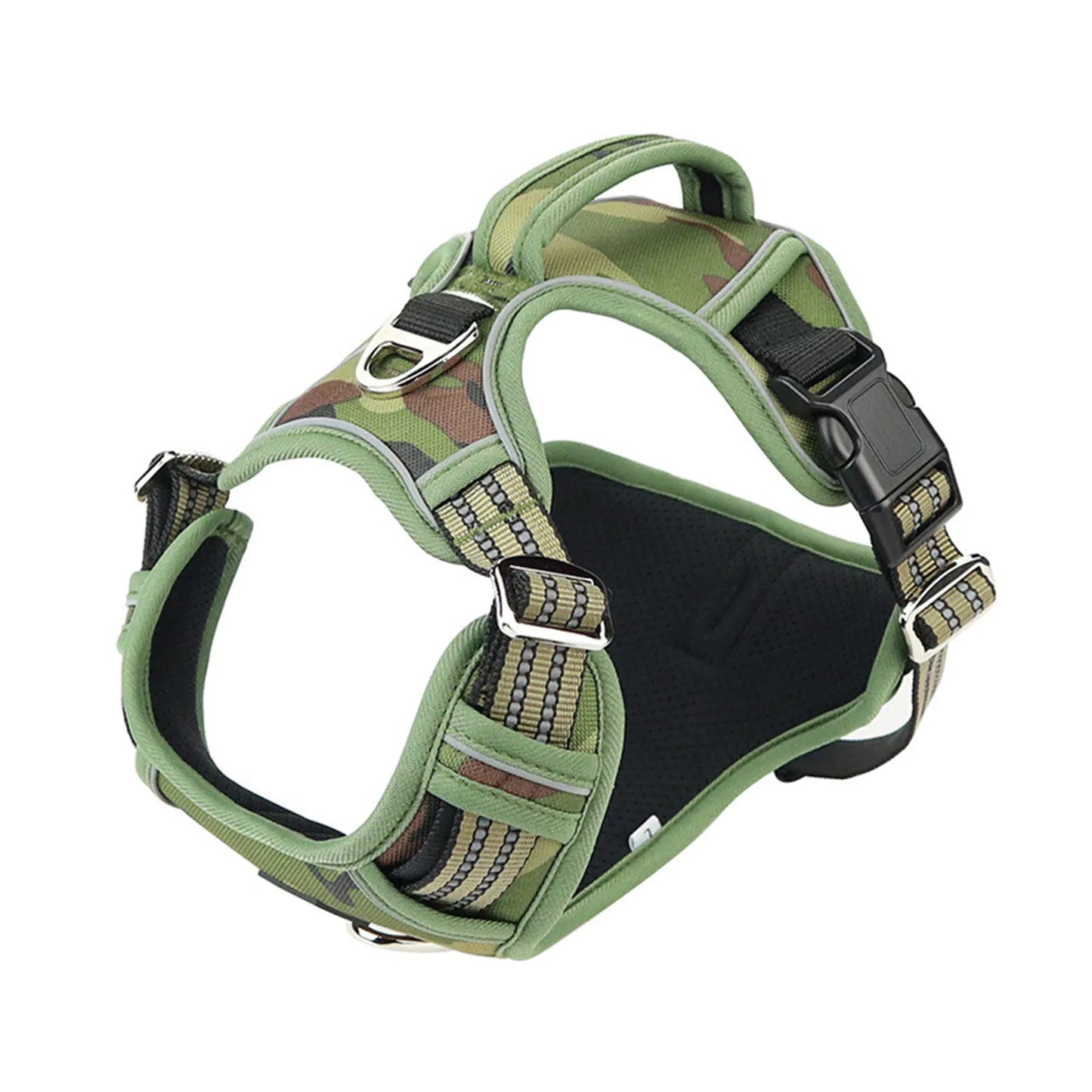 Durable Oxford Pet Harness – Adjustable, Waterproof, and Reflective Design for Dogs and Cats