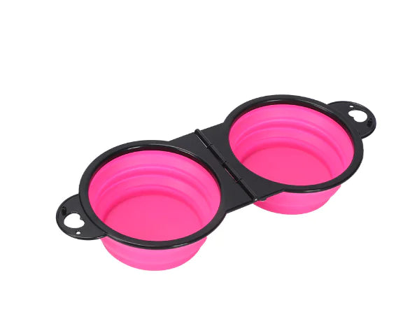 Portable Foldable Pet Bowl – Lightweight Travel Silicone Bowl for Dogs and Cats