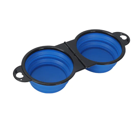 Portable Foldable Pet Bowl – Lightweight Travel Silicone Bowl for Dogs and Cats