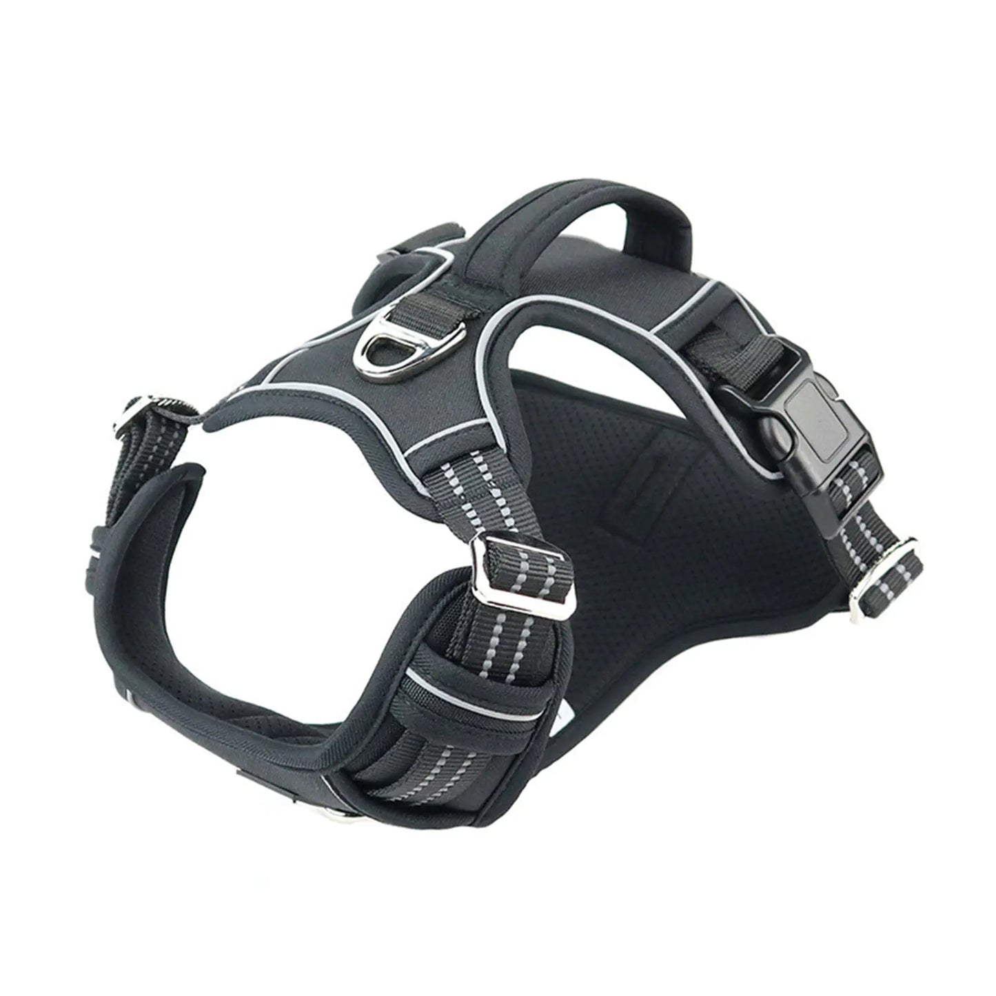 Durable Oxford Pet Harness – Adjustable, Waterproof, and Reflective Design for Dogs and Cats