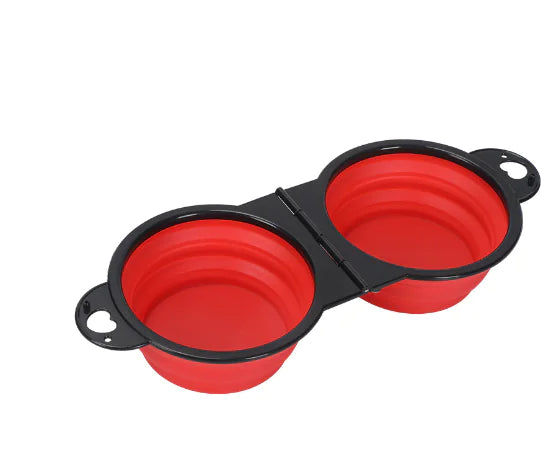 Portable Foldable Pet Bowl – Lightweight Travel Silicone Bowl for Dogs and Cats