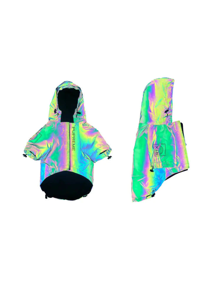 Reflective Dog Raincoat – Waterproof, Windproof & Stylish Outerwear for All Breeds (Sizes S–4XL, Silver)