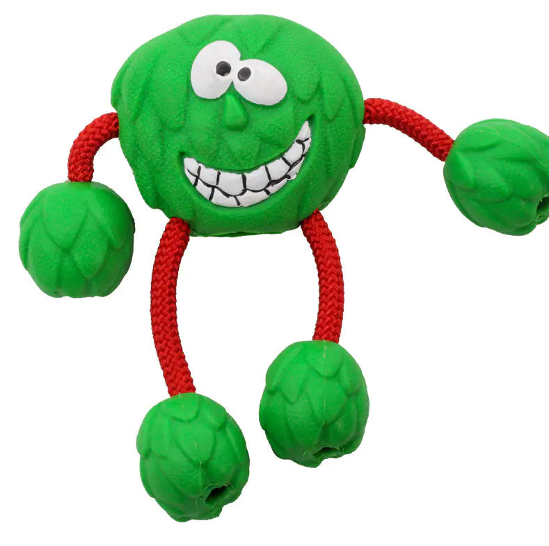 Milk-Flavored Rubber Sounding Dog Toy – Durable Chew & Dental Play Toy for Dogs (Assorted Colors)