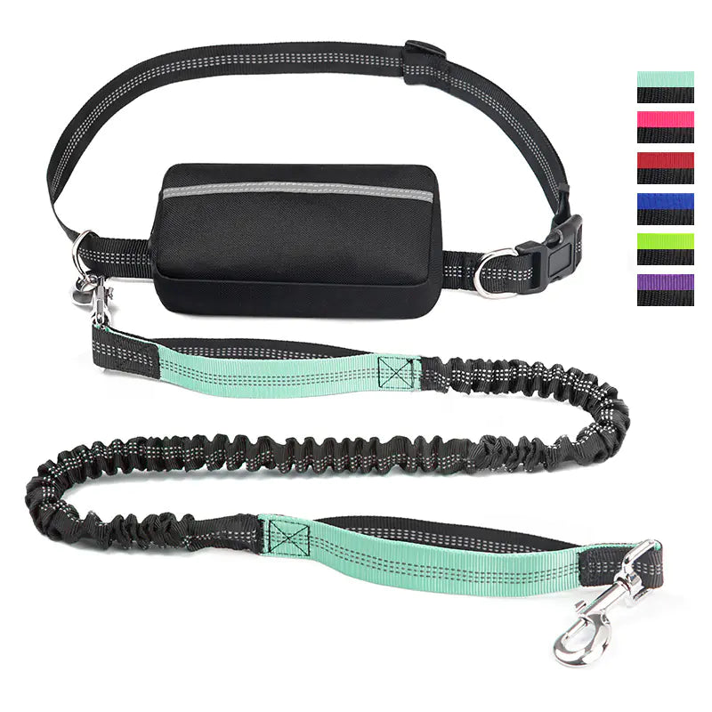 Hands-Free Pet Running Waist Bag & Leash – Adjustable Multifunctional Jogging Belt for Dogs (120–183cm)