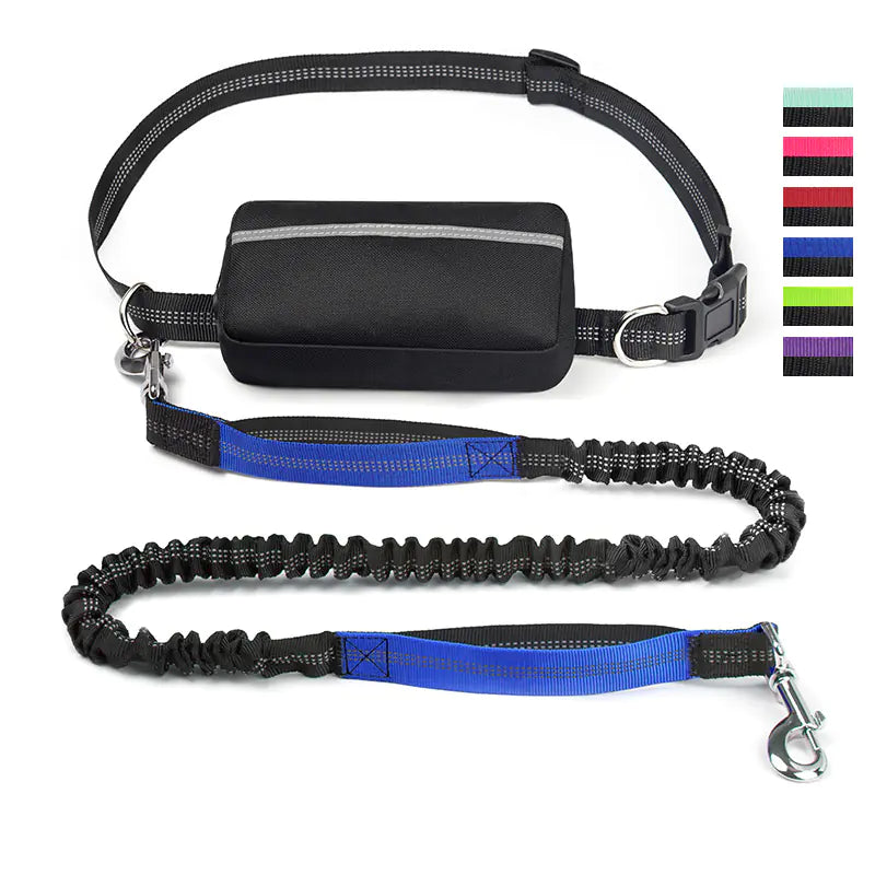 Hands-Free Pet Running Waist Bag & Leash – Adjustable Multifunctional Jogging Belt for Dogs (120–183cm)