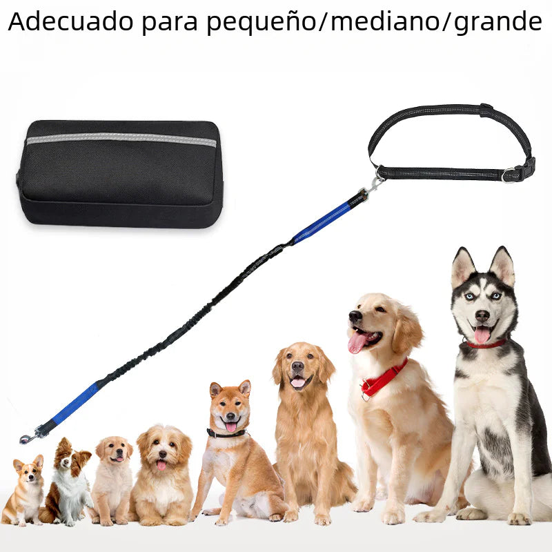 Hands-Free Pet Running Waist Bag & Leash – Adjustable Multifunctional Jogging Belt for Dogs (120–183cm)