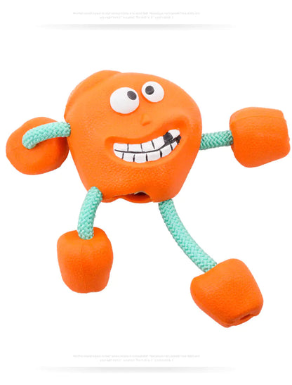 Milk-Flavored Rubber Sounding Dog Toy – Durable Chew & Dental Play Toy for Dogs (Assorted Colors)