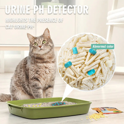 Cat Litter Health Detection Particles – Urine Blood or pH Level Monitoring Granules (2 Packaging Options)