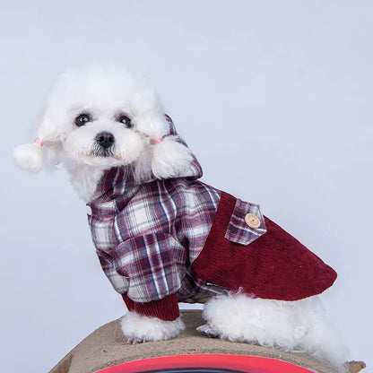Teddy VIP Cashmere Dog Coat | Warm Hoodie for Small Dogs – Pawsitively Furry