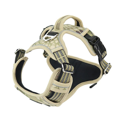 Durable Oxford Pet Harness – Adjustable, Waterproof, and Reflective Design for Dogs and Cats