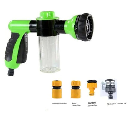 8-in-1 Pup Jet Dog Washer Kit – Dog Shower Hose Attachment with Soap Dispenser, Grooming Brush, and Comb