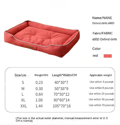 Bite-Resistant Waterproof Dog Mat – Durable, Comfortable, and Easy-to-Clean Pet Bed for Indoor and Outdoor Use