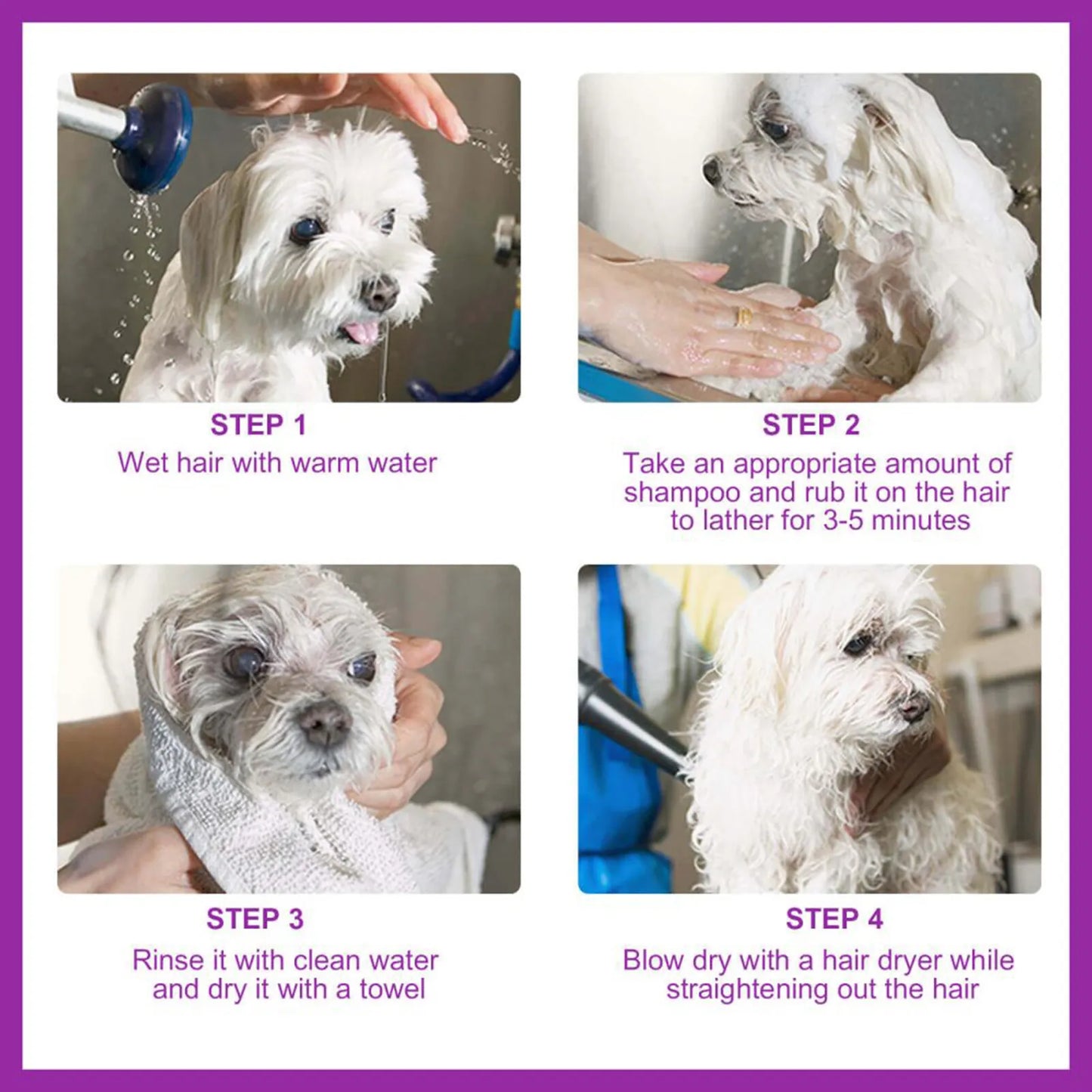 Gentle Itch-Relief Pet Shampoo for Dogs – Soothing, Softening &amp; Tangle-Free Formula (100ml)