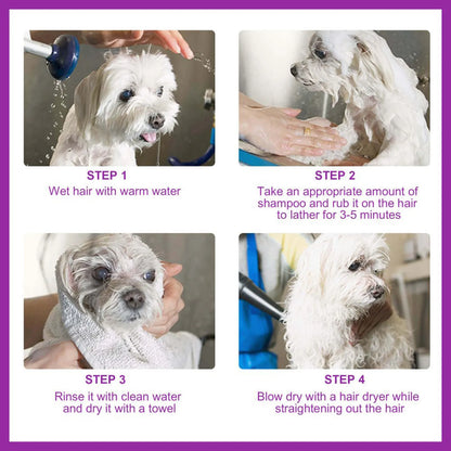 Gentle Itch-Relief Pet Shampoo for Dogs – Soothing, Softening &amp; Tangle-Free Formula (100ml)