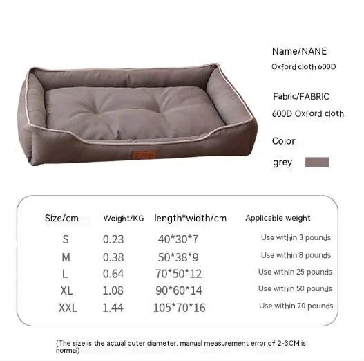 Bite-Resistant Waterproof Dog Mat – Durable, Comfortable, and Easy-to-Clean Pet Bed for Indoor and Outdoor Use