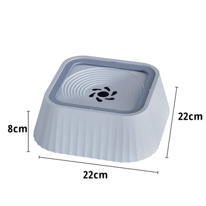 Floating Pet Water Bowl – Splash-Proof, Anti-Tip Design with Large 1300ml Capacity for Dogs and Cats