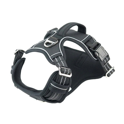 Durable Oxford Pet Harness – Adjustable, Waterproof, and Reflective Design for Dogs and Cats