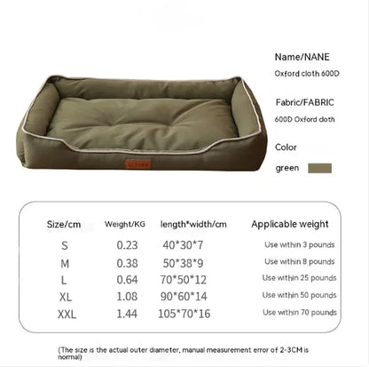 Bite-Resistant Waterproof Dog Mat – Durable, Comfortable, and Easy-to-Clean Pet Bed for Indoor and Outdoor Use