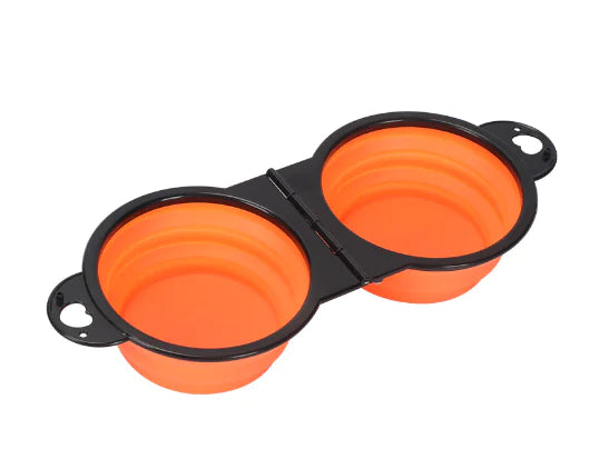Portable Foldable Pet Bowl – Lightweight Travel Silicone Bowl for Dogs and Cats