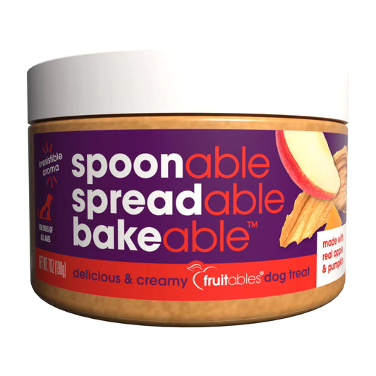 Fruitables Spreads – Apple &amp; Pumpkin Dog Treat Spread (100% Natural, Vegan & Gluten-Free)