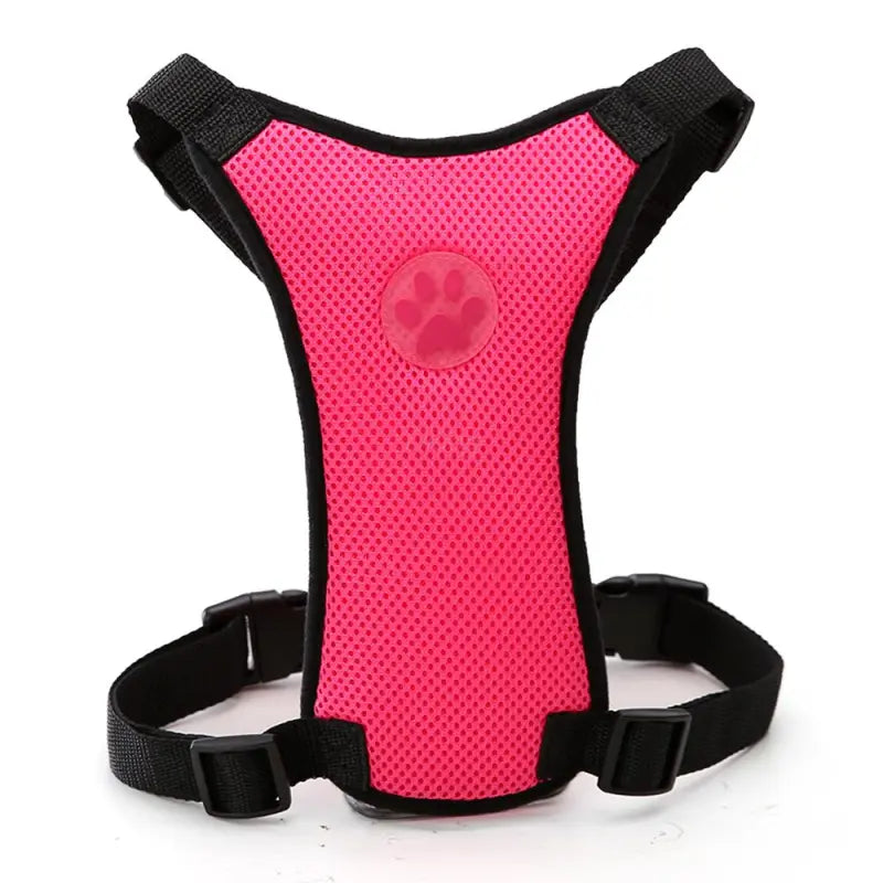 Breathable Mesh Dog Car Safety Harness – Adjustable Chest Strap for Comfort and Protection (Multi-Use Design)