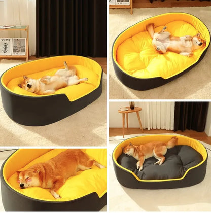 Pet Nest Dog Bed & Cat Mat – Soft, Cozy, and All-Season Comfort for Dogs and Cats
