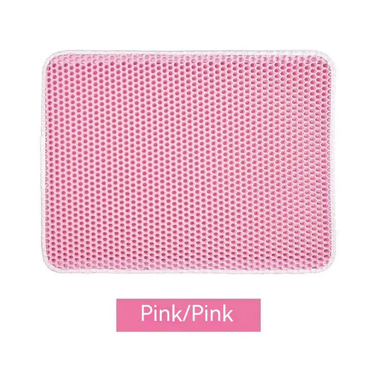 Home Fashion EVA Cat Litter Mat – Double-Layer Waterproof Trap Mat for Cleaner Floors
